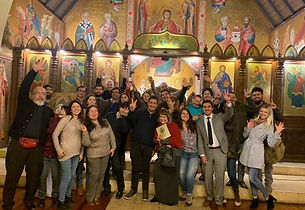 Comunidad parroquial reunida