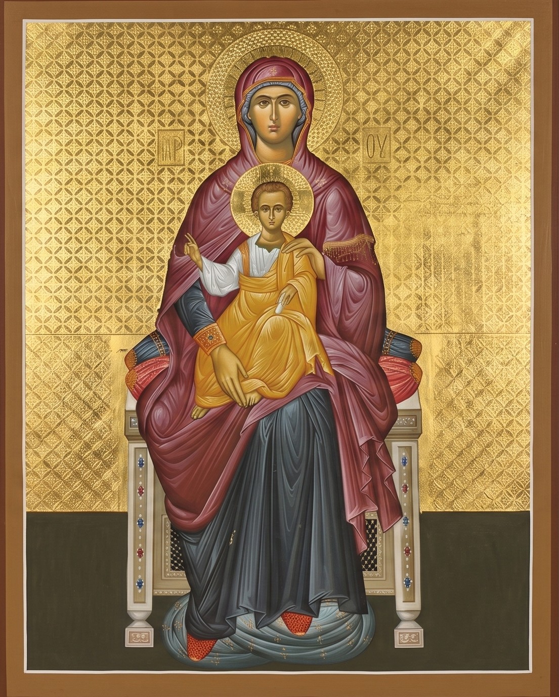 Icono de la Theotokos con el Niño