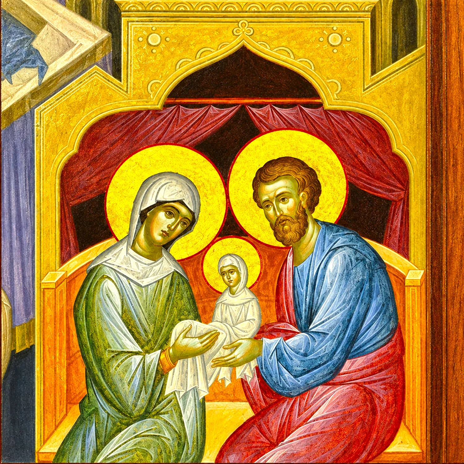 Icono de la Presentación de la Virgen en el templo