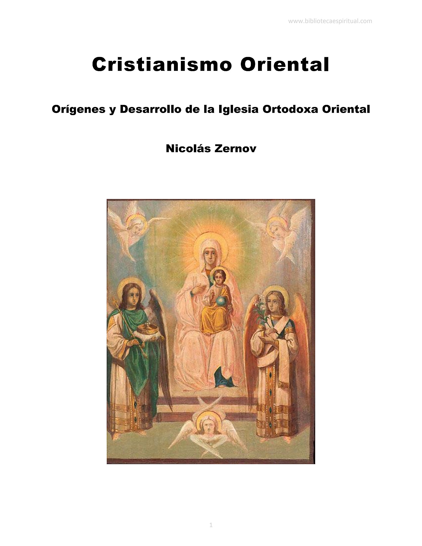 Carátula de Cristianismo Oriental
