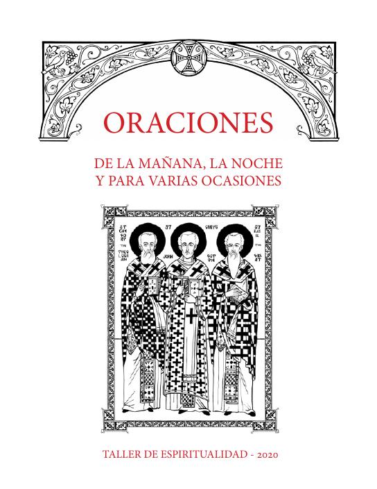 Carátula de Libro de Oraciones